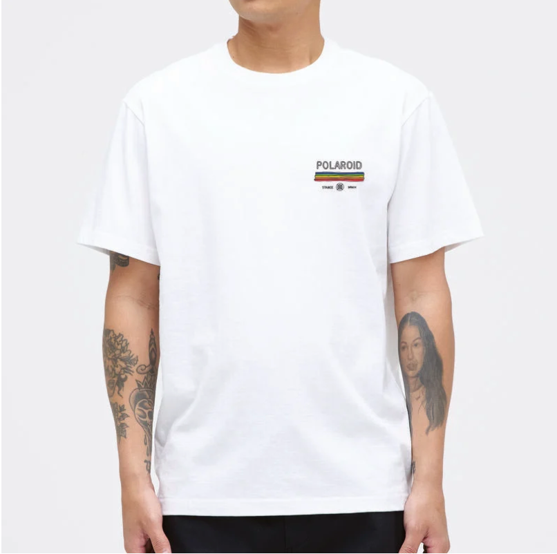 Stance: Polaroid Cartridge Tee - White