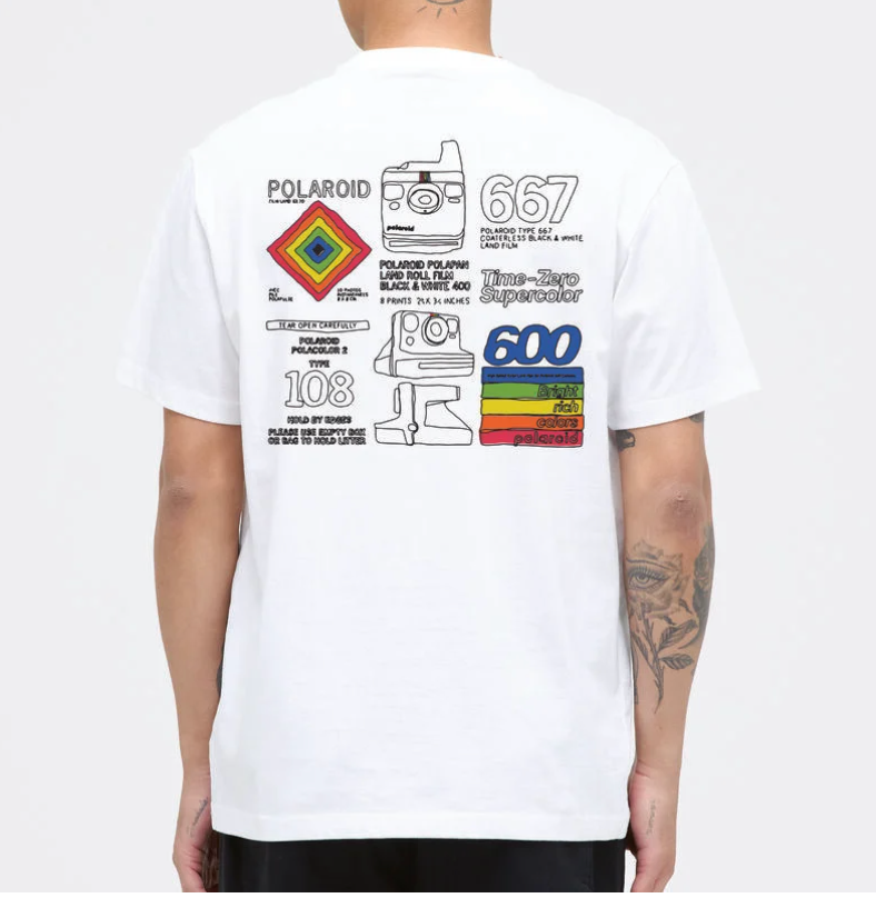Stance: Polaroid Cartridge Tee - White