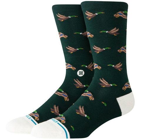 Stance Socks: Huntin Crew - Pine
