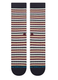 Stance Socks: Chiclets Waffle Knit Crew - Navy