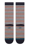 Stance Socks: Chiclets Waffle Knit Crew - Navy