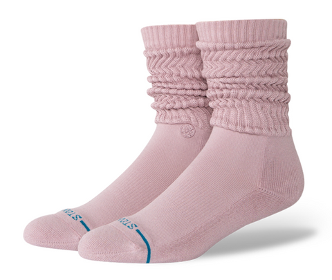 Stance Socks: Women's Icon Slouch Crew - Lilac