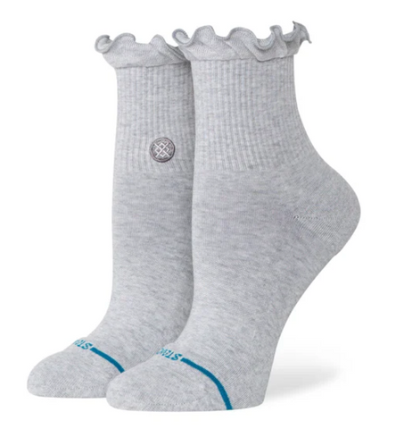 Stance Socks: Ruffle Icon Quarter