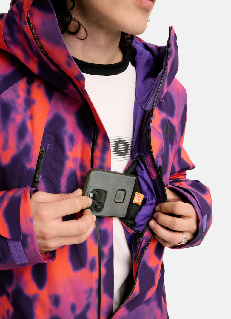 Burton: Men's Reserve GORE-TEX 2L Insulated Jacket - Fiesta Pro