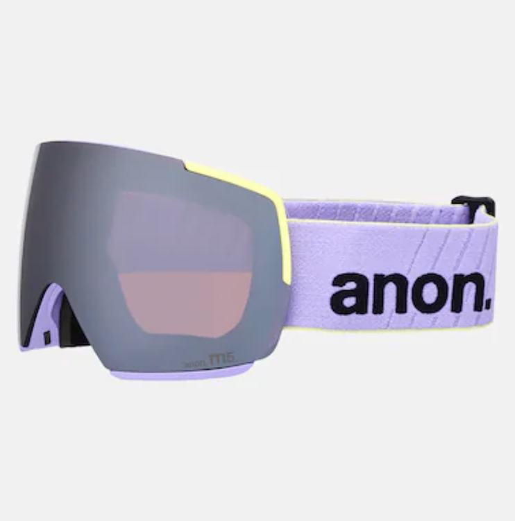 Anon Goggles: M5 Goggles + MFI Mask 2026 - Hyper Lilac/Perceived Sunny Onyx