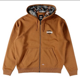 Dickies:Thrasher x Dickies Zip Hoodie - Brown Duck