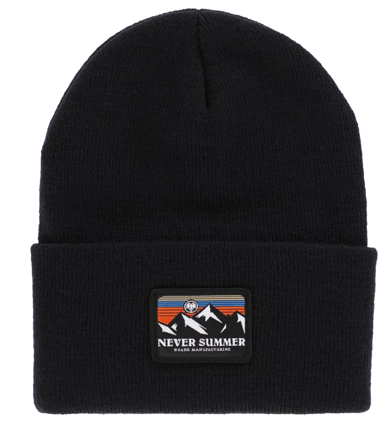 Never Summer: Retro Sunset Cuffed Beanie