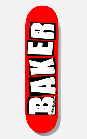 Baker Skateboards: Brand Logo Deck - White