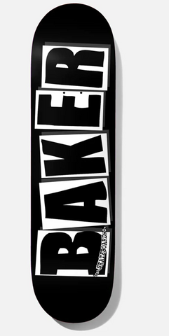 Baker Skateboards: Brand Logo Deck B/W