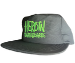 Heroin Skateboards: Script Nylon Snapback Hat