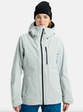 Burton: Womens AK Gore Upshift Jacket - Grey Cloud