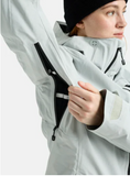 Burton: Womens AK Gore Upshift Jacket - Grey Cloud