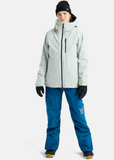 Burton: Womens AK Gore Upshift Jacket - Grey Cloud
