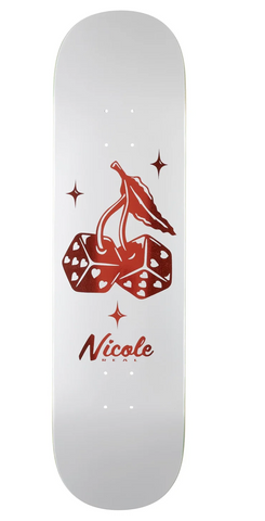 Real Skateboards: 8.35 Nicole High Roller LTD TWIN NOSE Deck