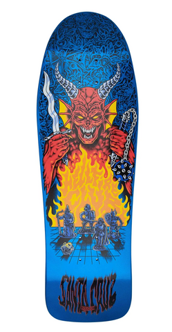 Santa Cruz x Stranger Things 10in Knox Hellfire Pit Skateboard Deck