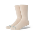 Stance Socks: Icon Crew Socks- Oatmeal