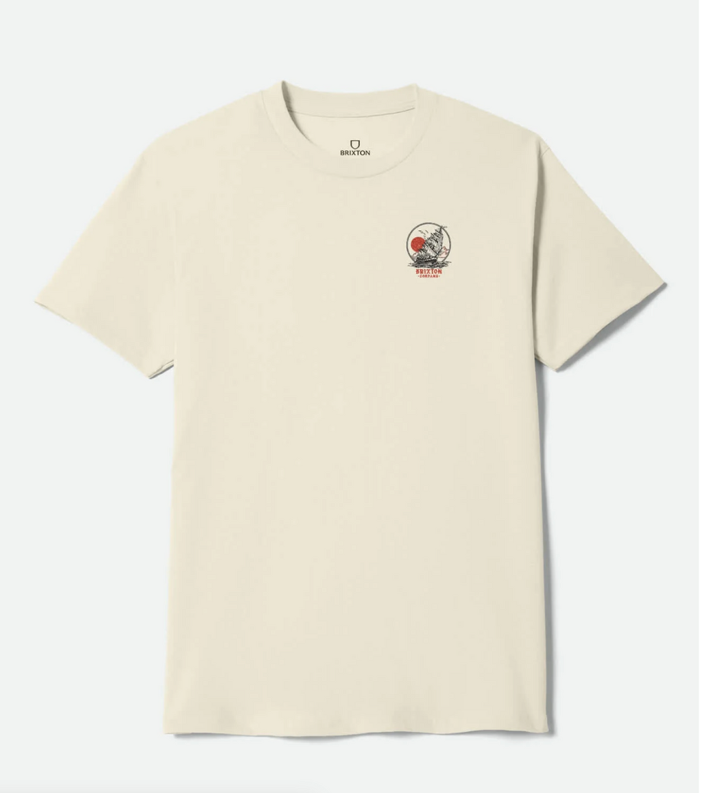Brixton: High Seas T-Shirt - Cream