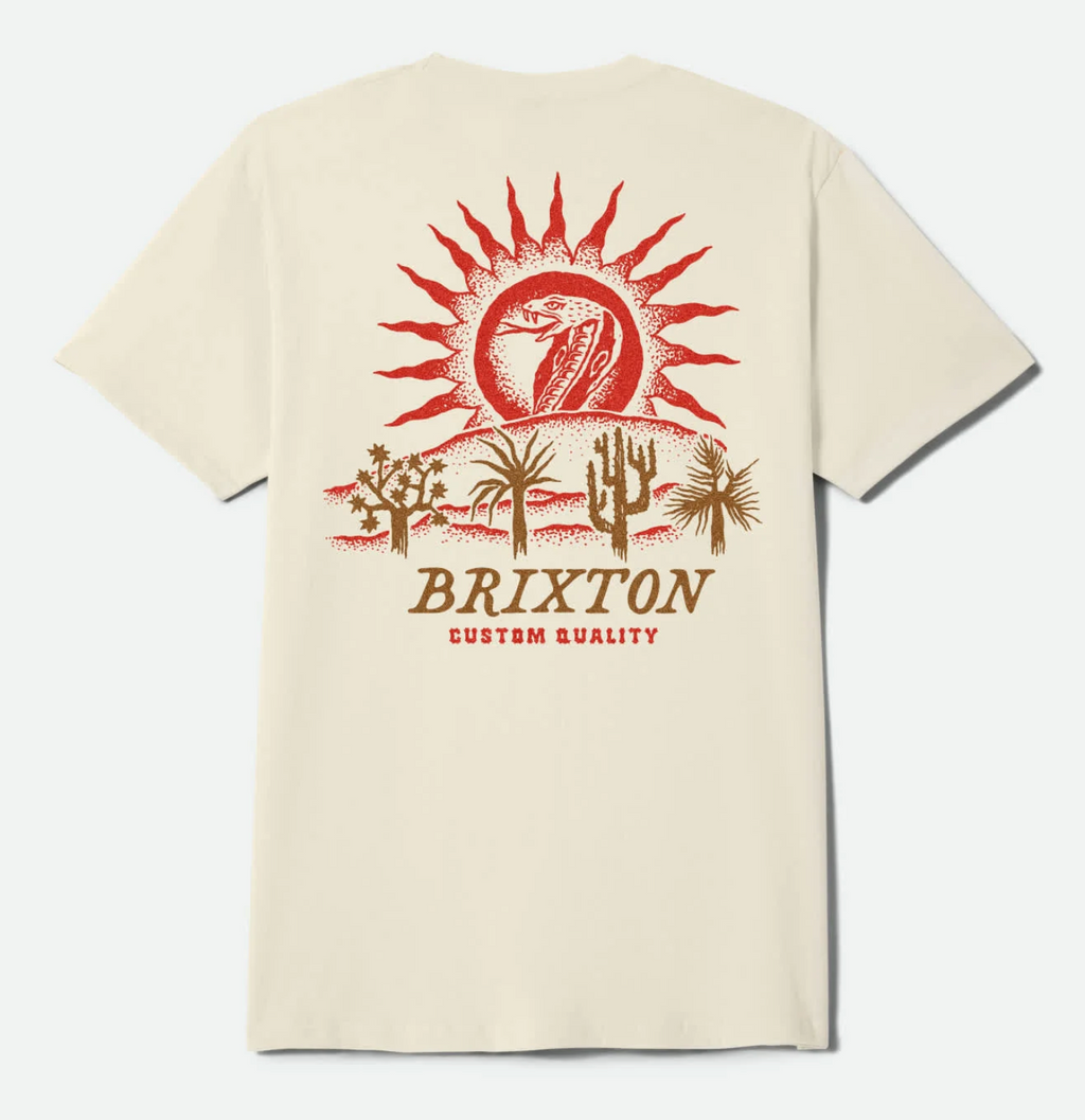 Brixton: Dark Paradise T-Shirt - Cream