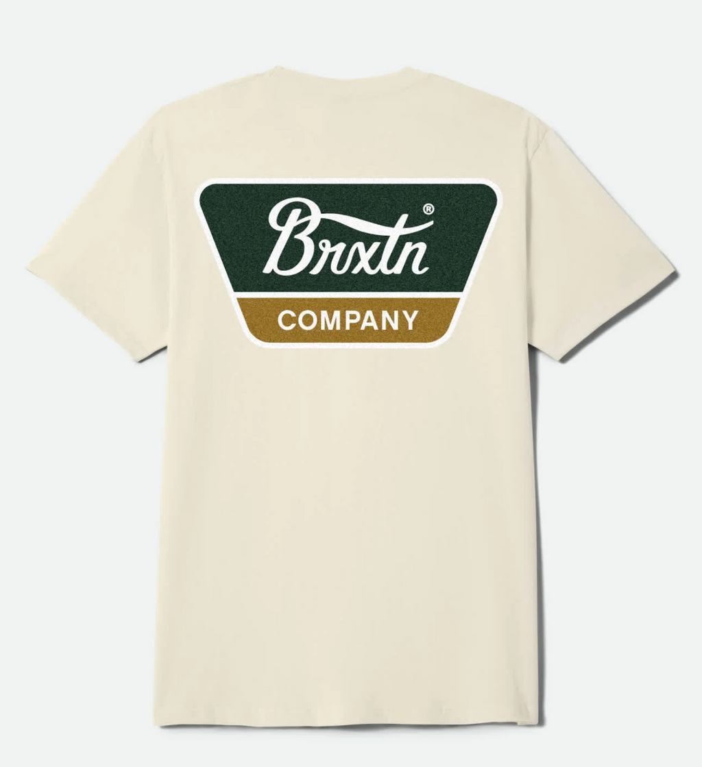 Brixton: Linwood T-Shirt - Cream