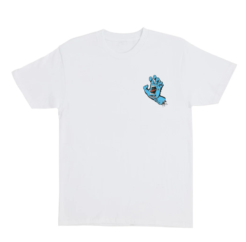 Santa Cruz Screaming Hand Heavyweight T-Shirt - White