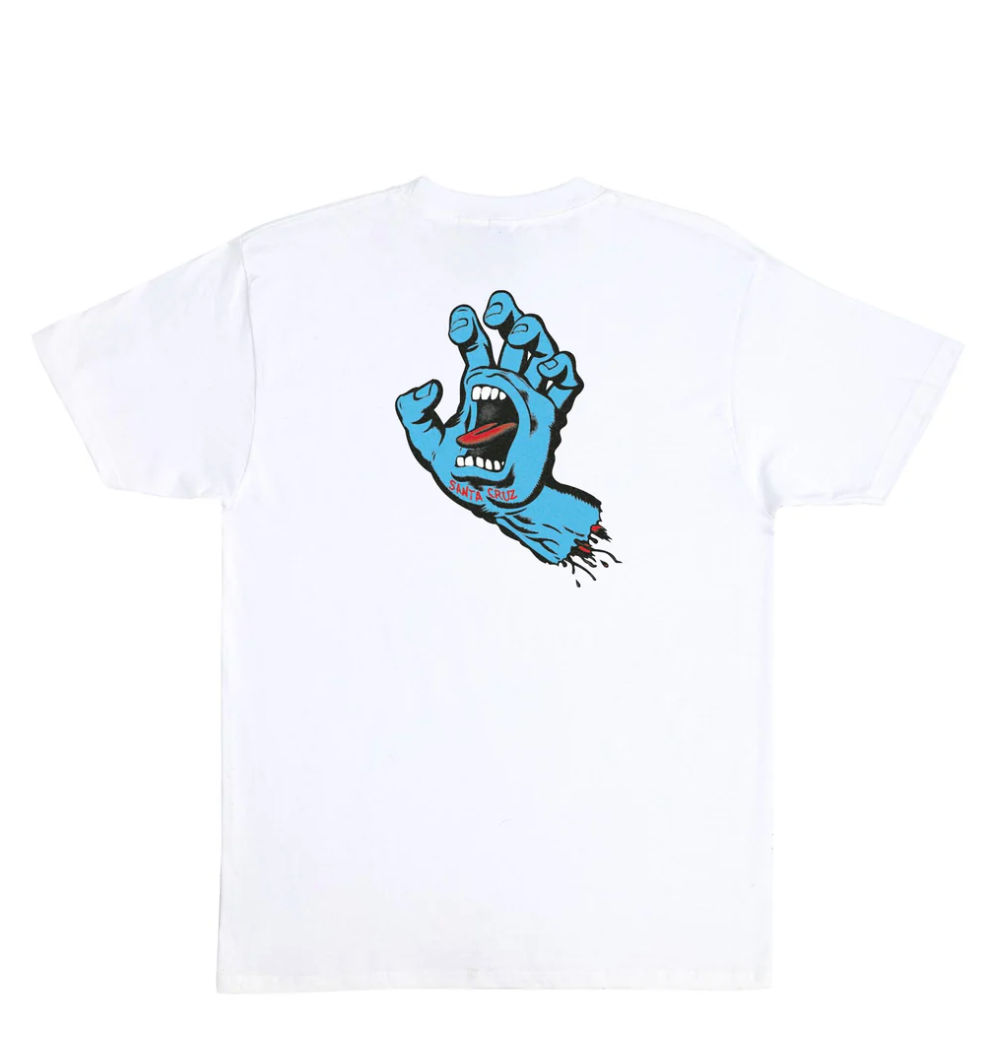 Santa Cruz Screaming Hand Heavyweight T-Shirt - White