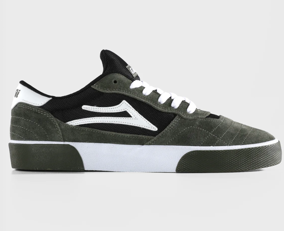 Lakai Cambridge - Covert Green Black/White