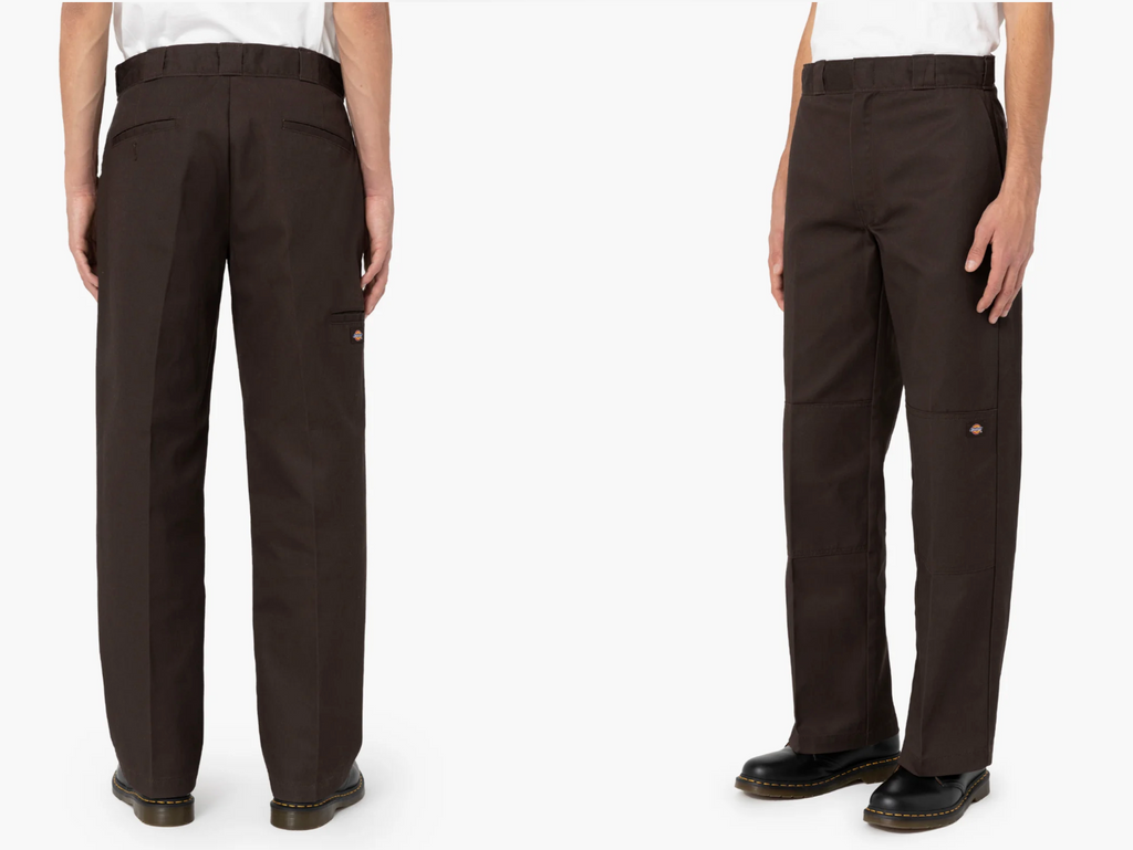 Dickies: Twill Loose Pants Straight Fit - Brown