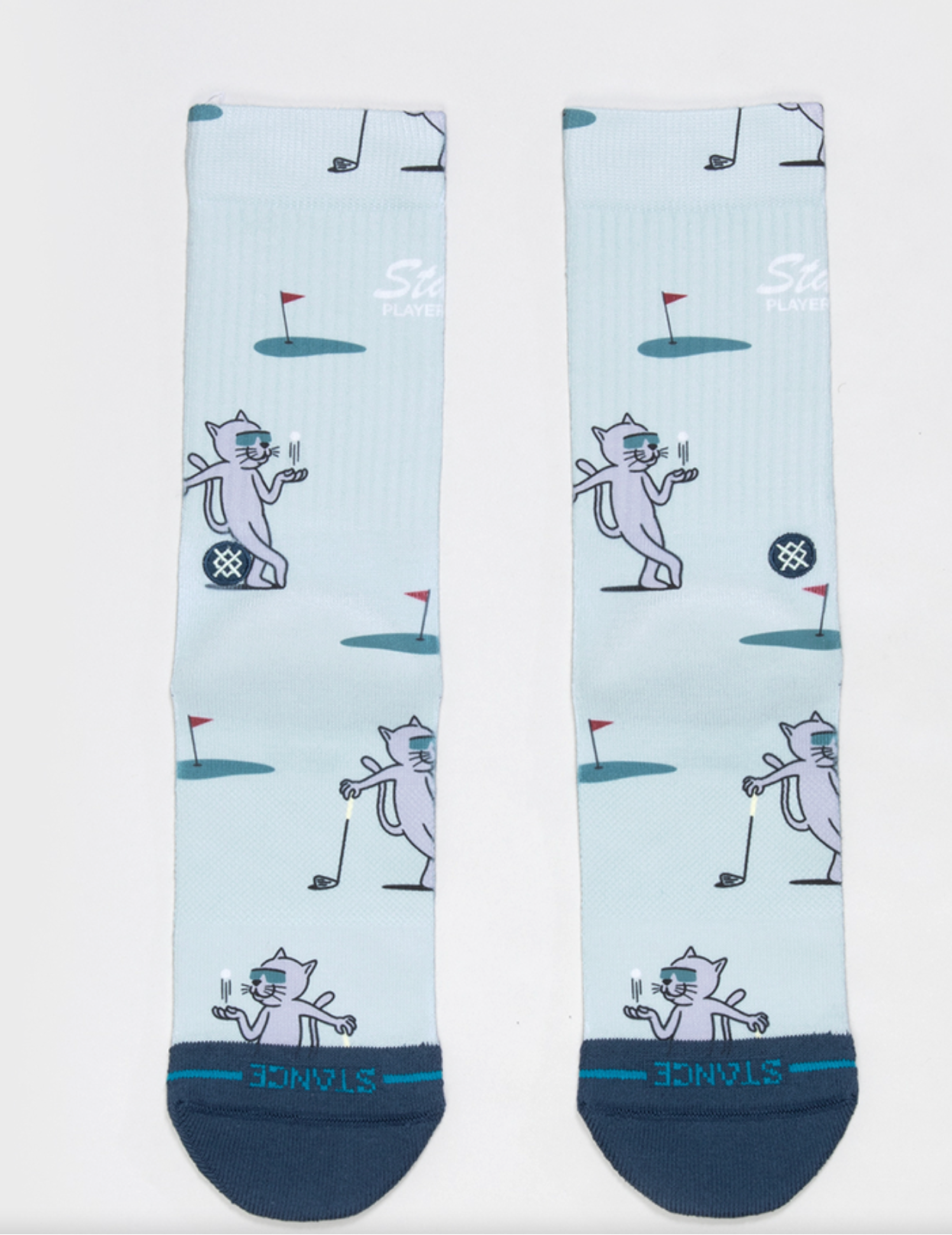 Stance Socks: Players Club Crew - Green