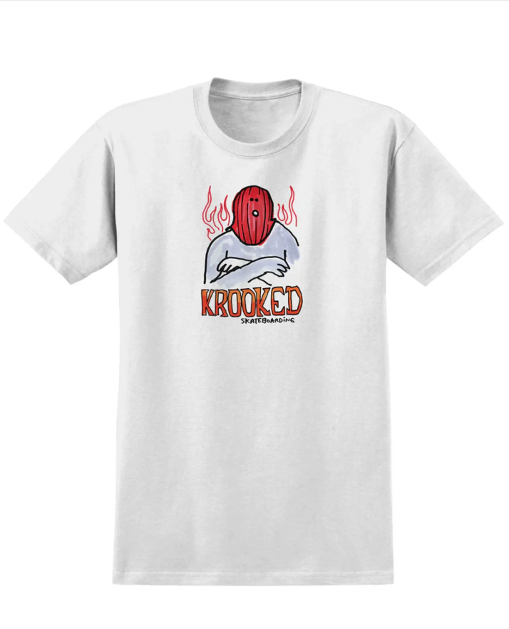 Krooked: Mask S/S T-Shirt - White