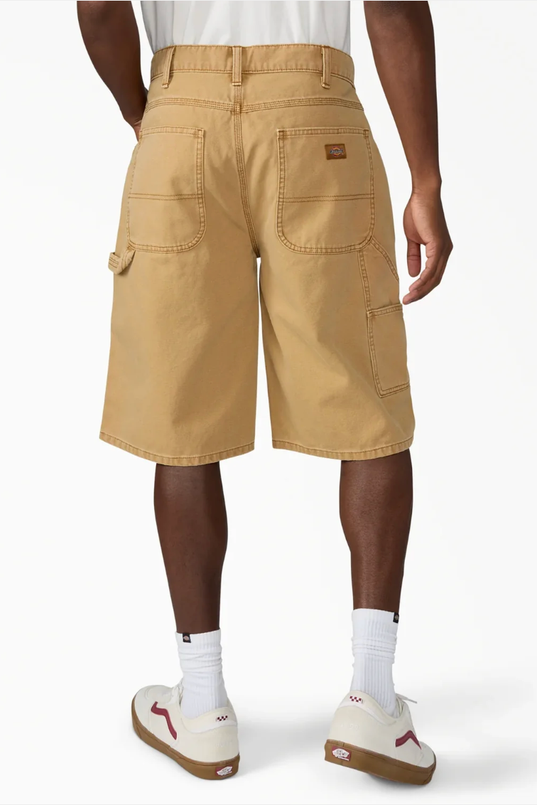 Dickies: Worn In Relaxed 13" Brown Duck Shorts - Brown Duck