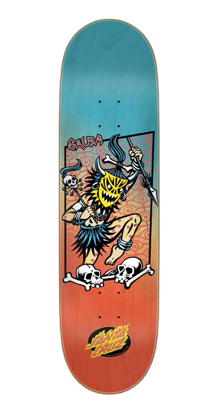 Santa Cruz Skateboards: 8.5 Salba Voodoo Frame Pro Deck