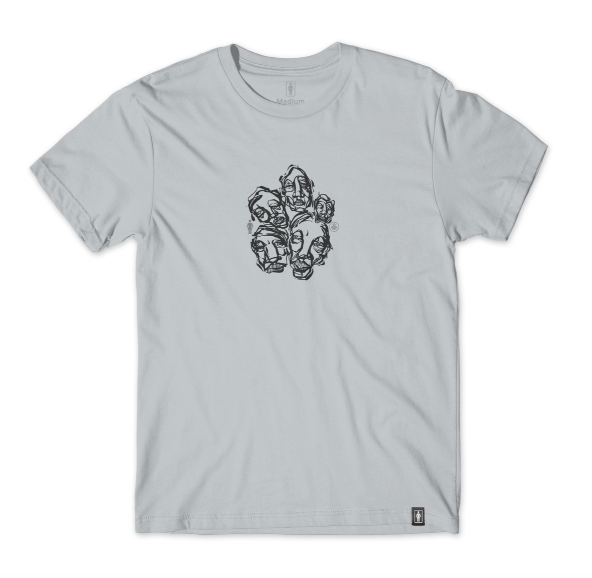 Girl Skateboards: Faces Tee