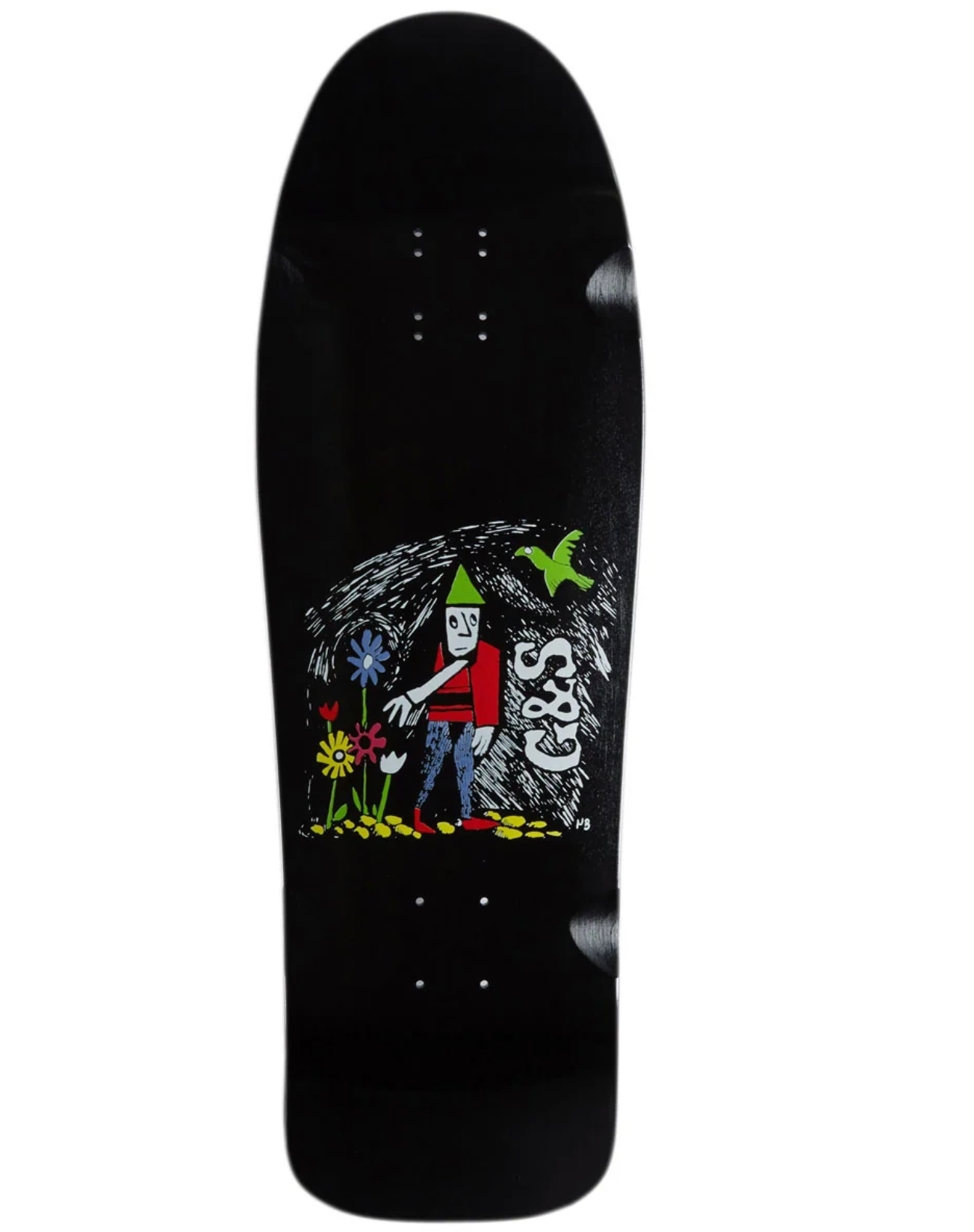 G&S: 10" Flower Guy Skateboard Deck