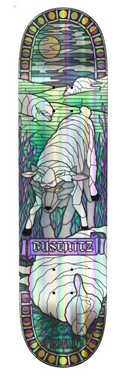 Real Skateboards: 8.38 Busenitz Holographic Cathedral