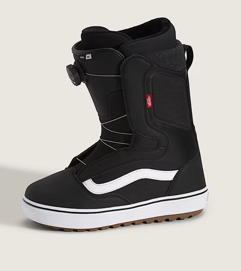 Vans Snowboard Boots: Aura OG - Black/White 2027