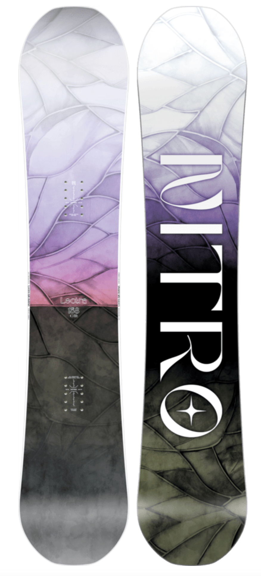Nitro Snowboards: Women's Lectra Leaf Cam-Out Snowboard 2027