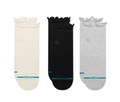 Stance Socks: Ruffle Icon Quarter - 3Pack