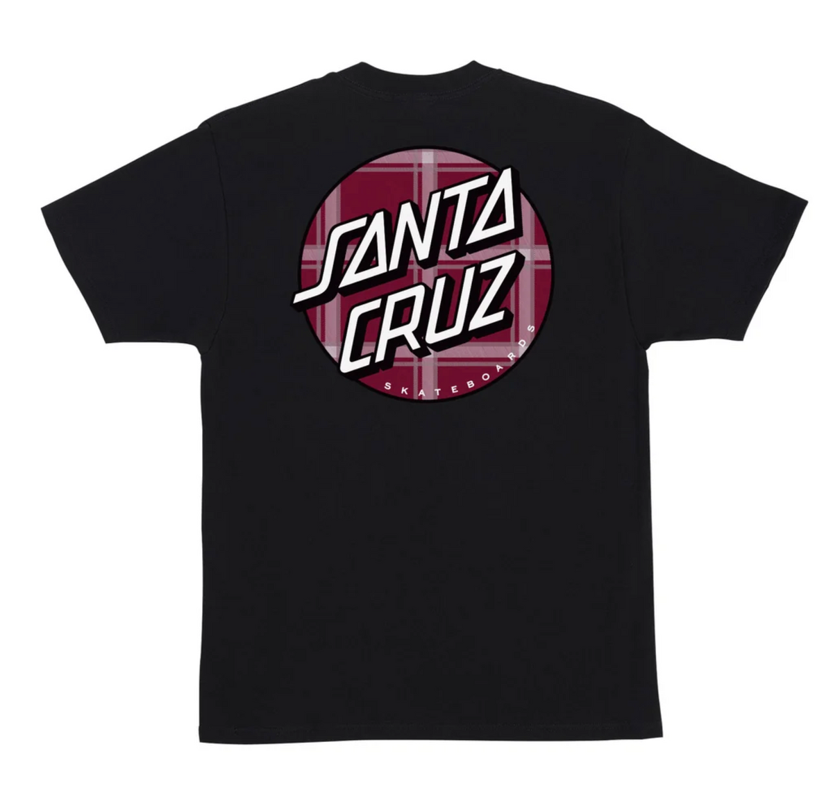 Santa Cruz: Tartan Plaid Dot T-Shirt