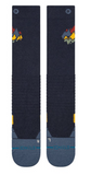 Stance Snow: Peaks Mid Wool Snow - Navy