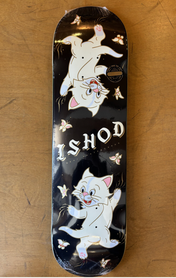 Real Skateboards: Ishod Wair Kitten Scratch Twin Tail Pro Deck