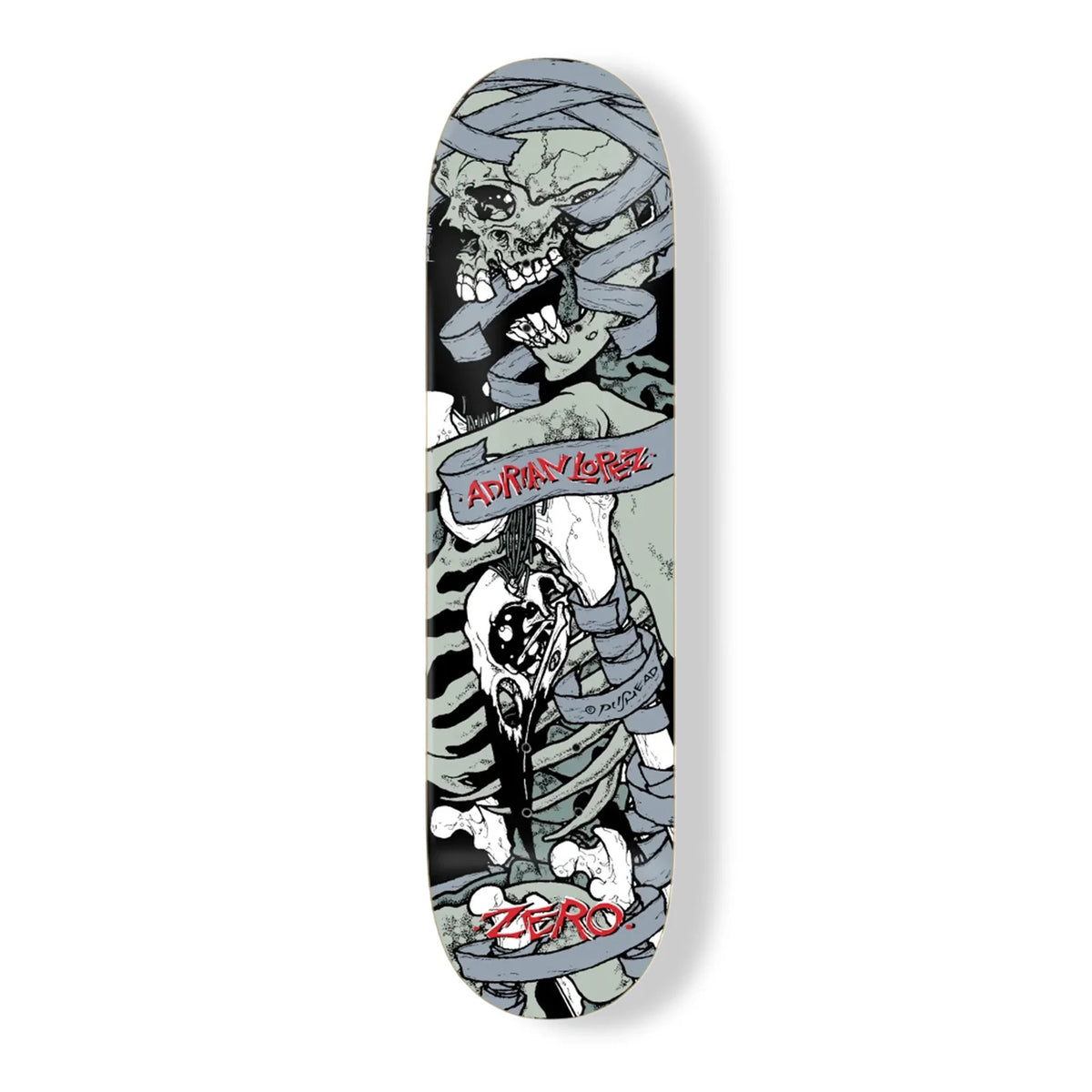 Zero Skateboards: 8.25 Adrian Lopez Pushead