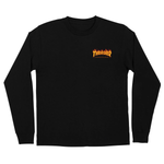 Santa Cruz Thrasher Flame Dot L/S - Black