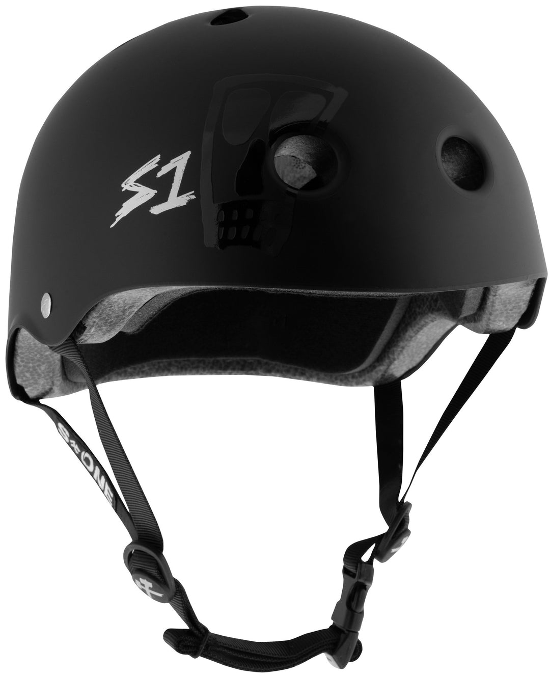 Pro-Tec Bucky Lasek Signature Skateboard Helmet | Medium Black Reflective Matte - Low Profile Design