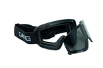 Dang Snow: FL Magnet Tech Goggles - Black x Black