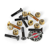 Independent Trucks: 1inch Phillips Hardware - Black/Gold