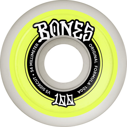 Bones Wheels: 54mm V5 Sidecut 100a Original Formula