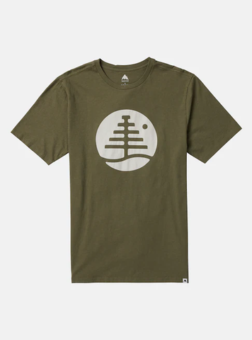 Burton: Family Tree Short Sleeve T-Shirt - Forest Moss