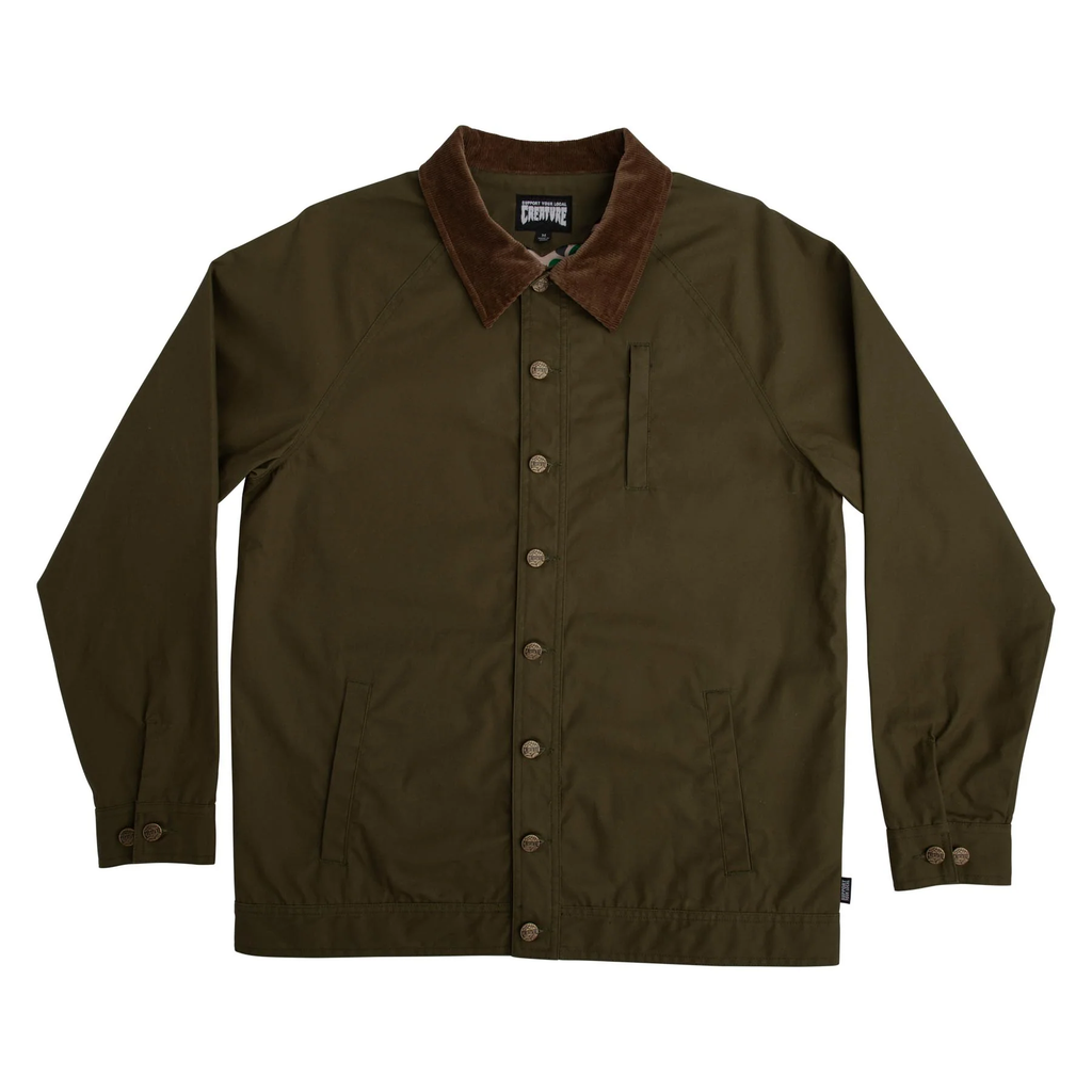 Creature Skateboards: Hunter Waxed Canvas Chore Jacket