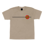 Santa Cruz Youth Classic Dot Midweight T-Shirt - Sand