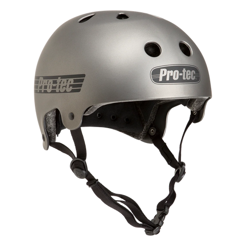 Pro-Tec: Old School Certified Helmet - Metallic Gunmetal